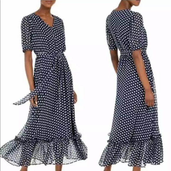 Calvin klein polka dot dresses Clearance